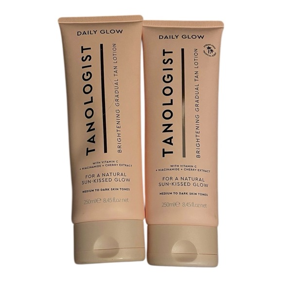 Tanologist Other - Two New Tanologist Brightening Gradual Tan Lotion Medium to Dark Tones 8.45oz